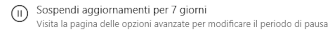 Sospendi per sette giorni